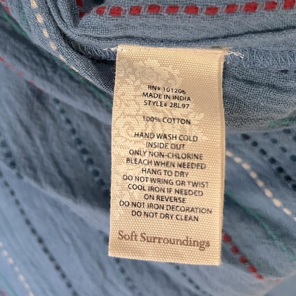 SOFT Surroundings Beaded Top - Picture 6 of 8